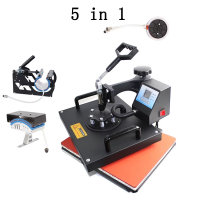 5-in-1 , 29cm x 38cm Heat Press Machine, - Clamshell, Digital Control