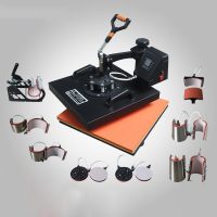 8-in-1 , 38cm x 38cm Heat Press Machine, - Clamshell, Digital Control