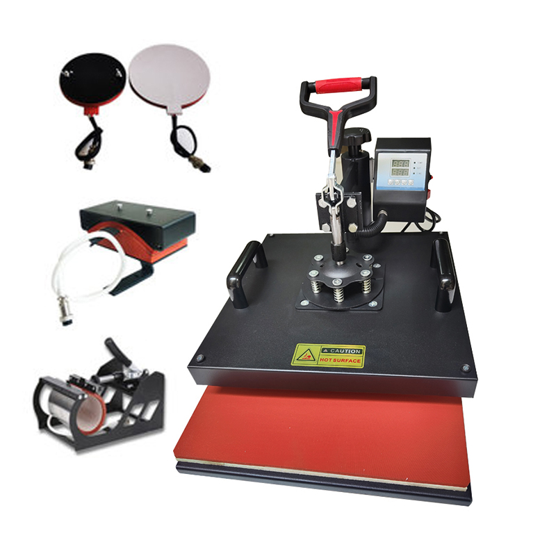 5-in-1, 38cm x 38cm Heat Press Machine, - Clamshell, Digital Control - Image 5