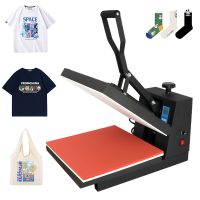 38cm x 38cm Heat Press Machine, NO ATTACHMENTS, JUST HEATPRESS - Clamshell, Digital Control