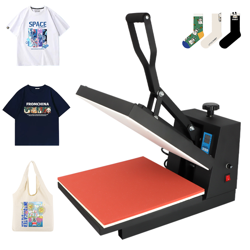 38cm x 38cm Heat Press Machine, NO ATTACHMENTS, JUST HEATPRESS - Clamshell, Digital Control
