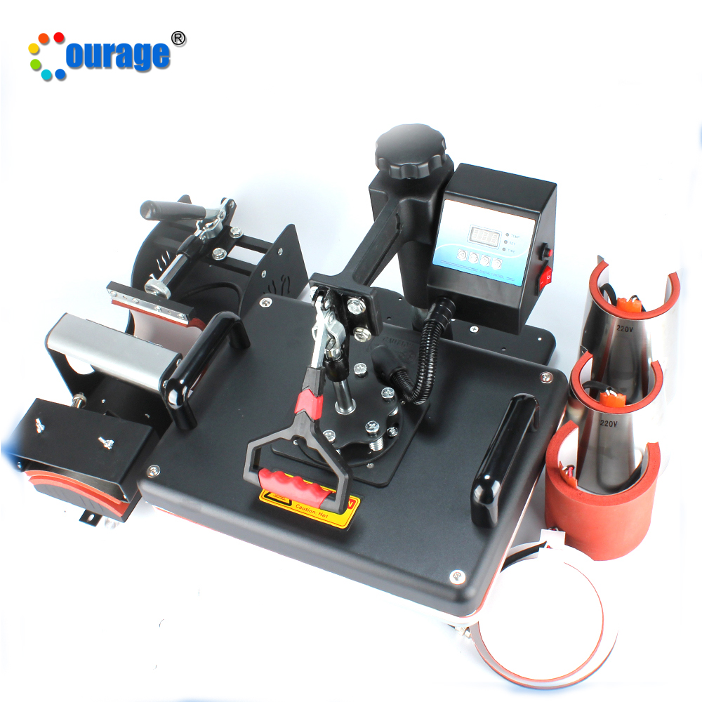 8-in-1 , 29cm x 38cm Heat Press Machine, - Clamshell, Digital Control - Image 5
