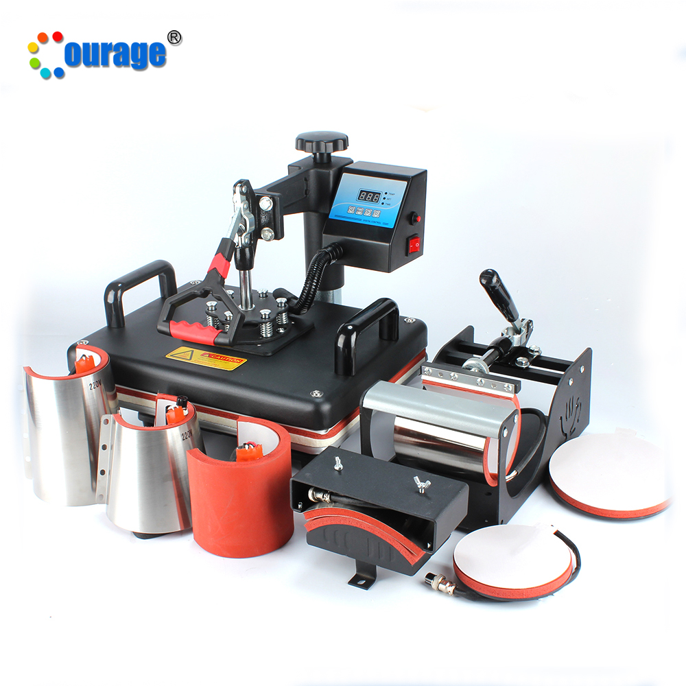 8-in-1 , 29cm x 38cm Heat Press Machine, - Clamshell, Digital Control - Image 2