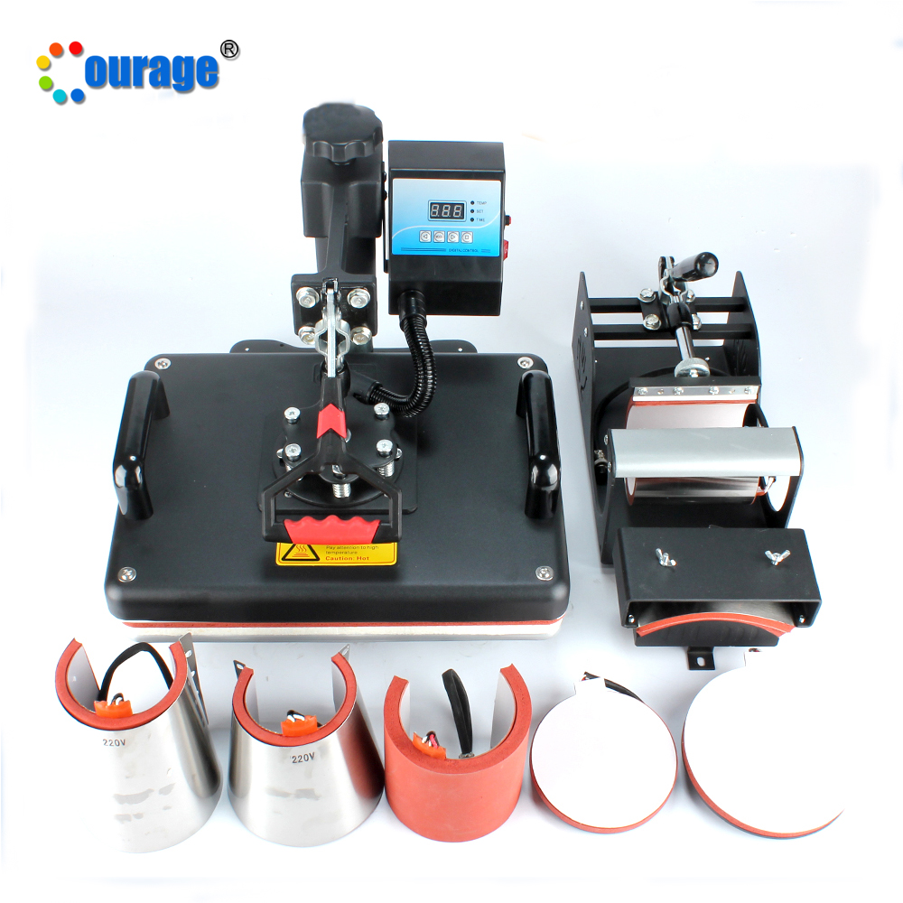 8-in-1 , 29cm x 38cm Heat Press Machine, - Clamshell, Digital Control - Image 4